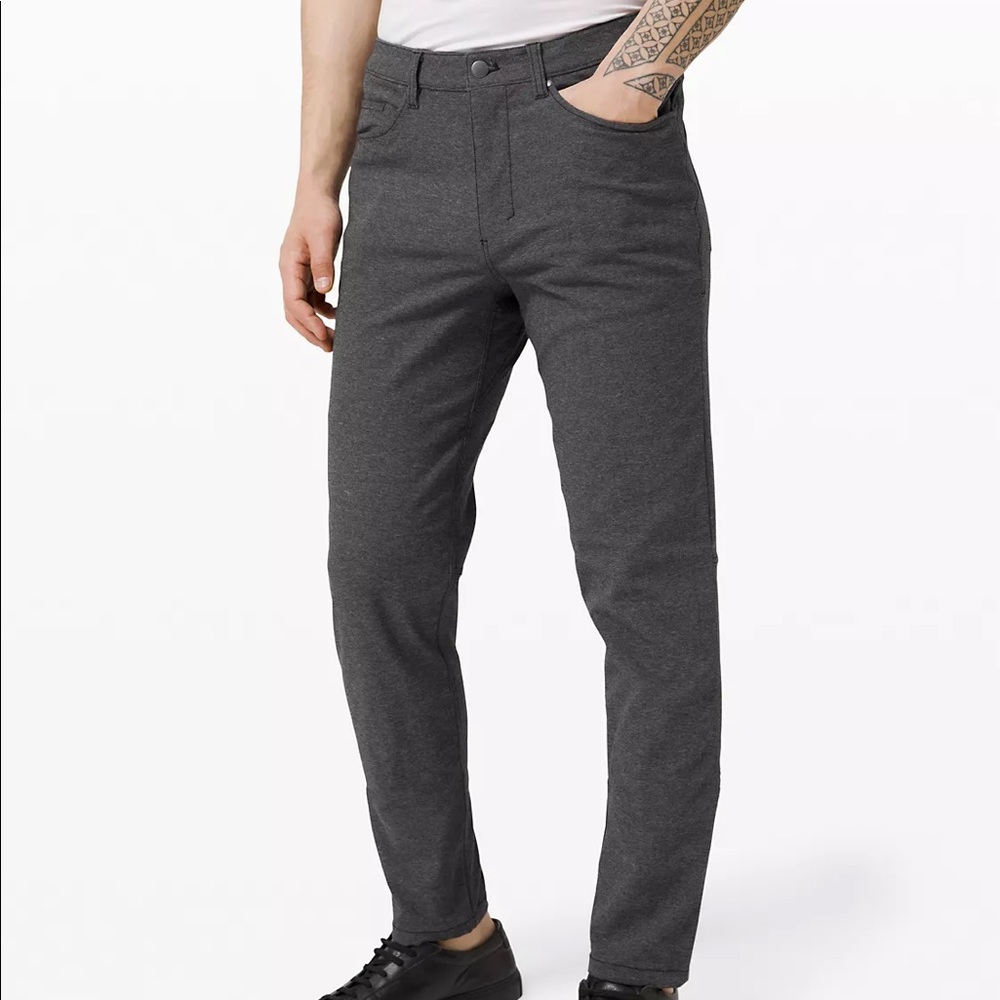 Lululemon ABC Pant Slim Tech Canvas Gray Size 32
